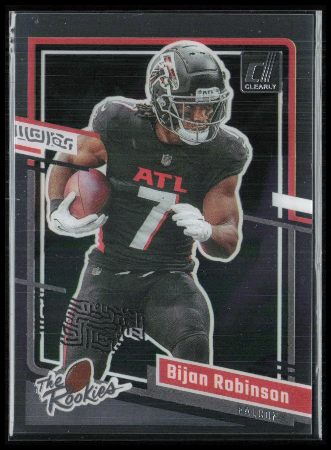 Bijan Robinson RC The Rookies Clearly Donruss