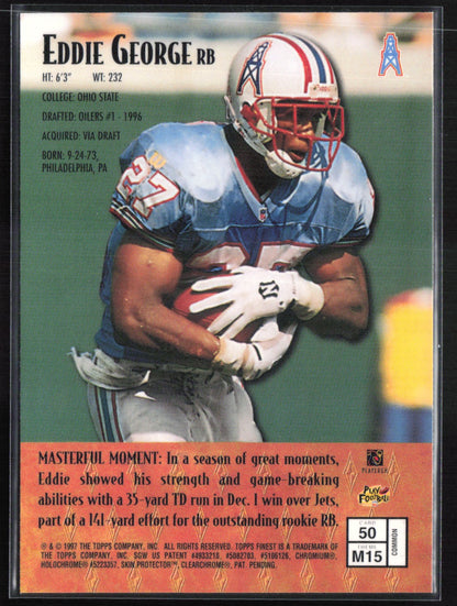 Eddie George w/Peel Finest Masters