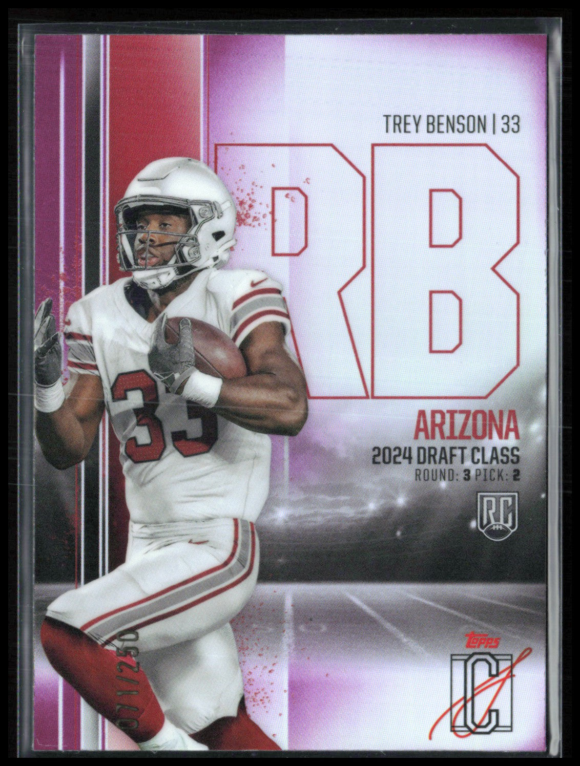 Trey Benson RC /250