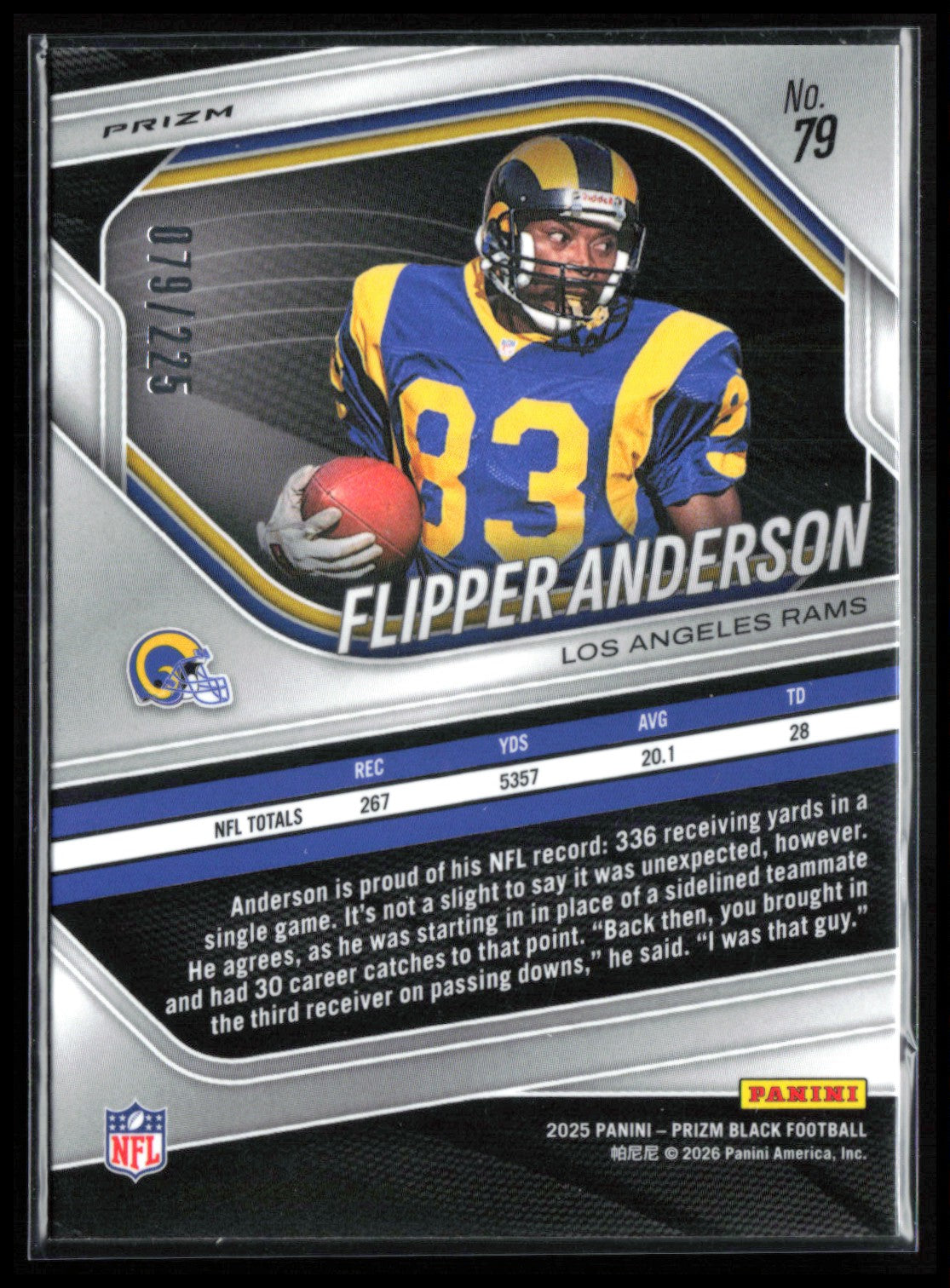 Flipper Anderson Pigskin /225
