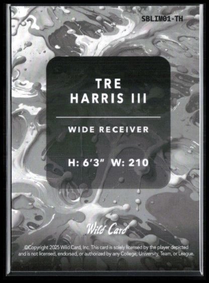 Tre Harris III RC /10 2025 Wild Card Splat