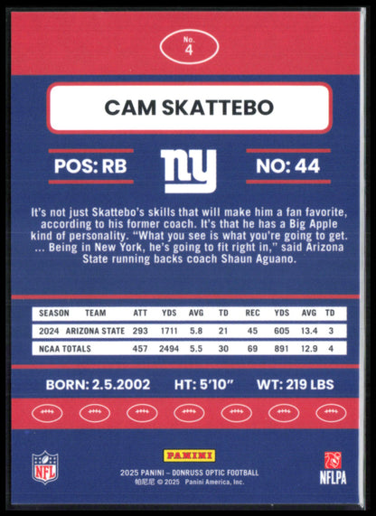 Cam Skattebo RC Retro
