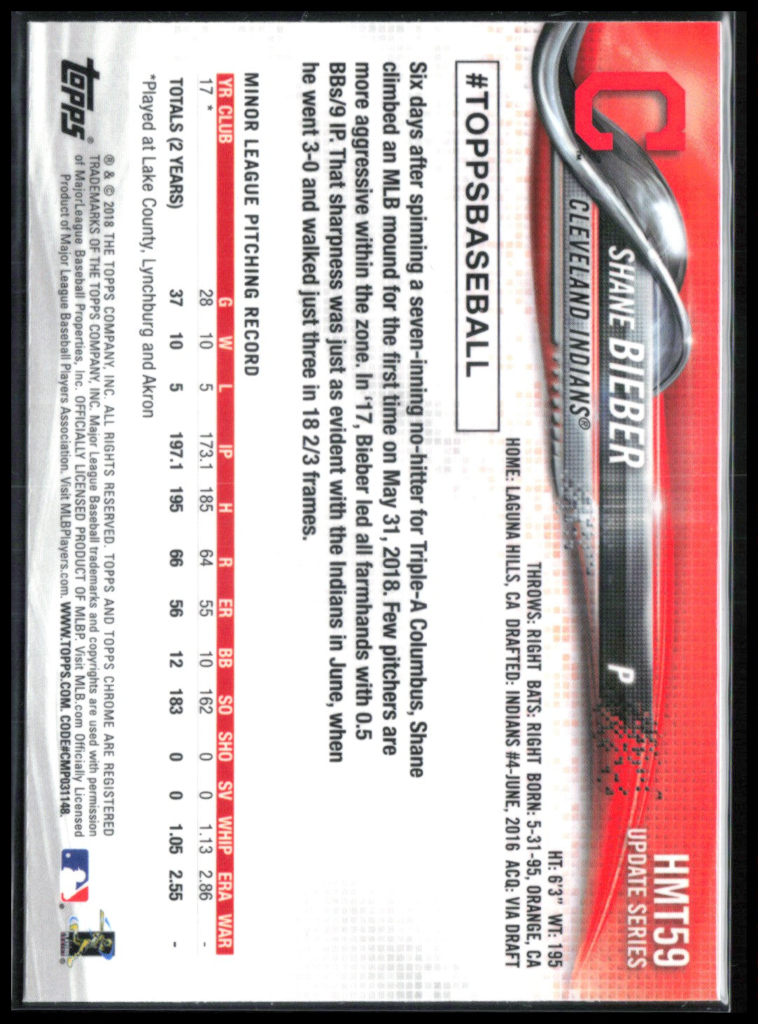 Shane Bieber RC
