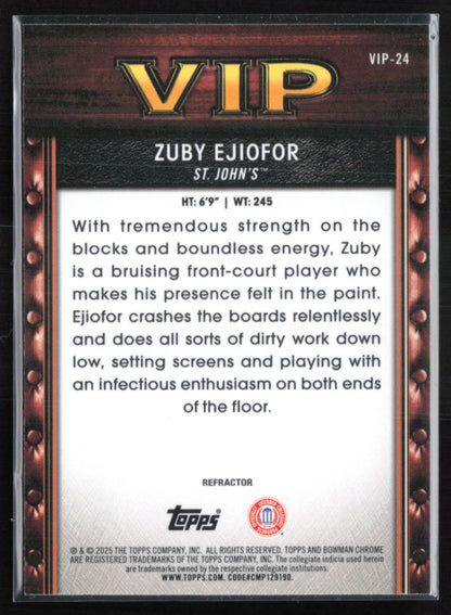 Zuby Ejiofor VIP