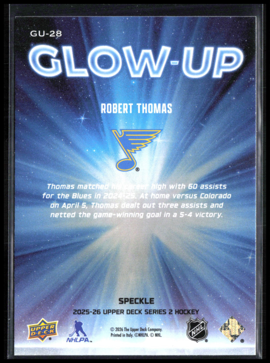 Robert Thomas Glow-Up Speckle