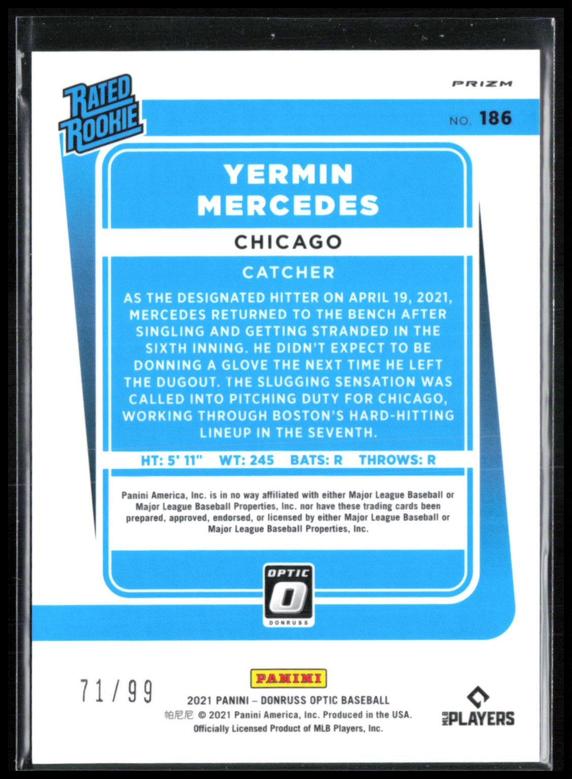 Yermin Mercedes RC Blue Velocity /99