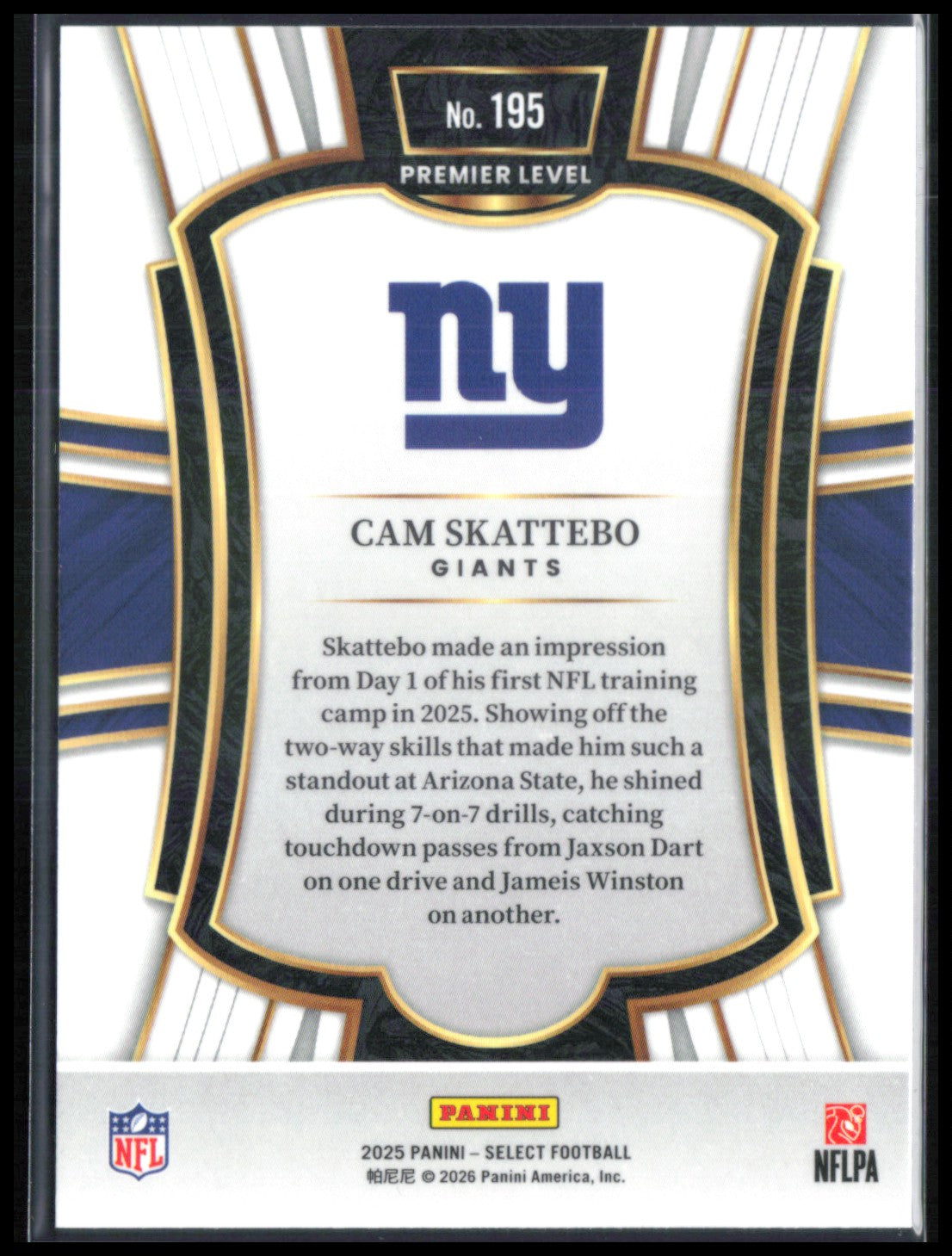 Cam Skattebo RC