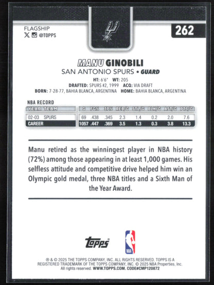 Manu Ginobili Foil