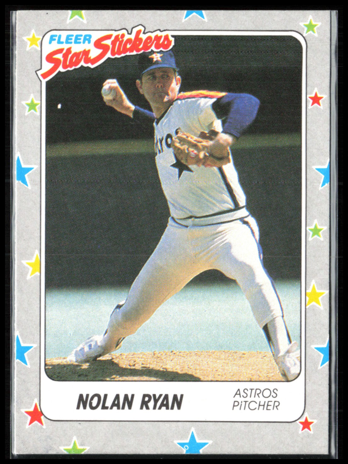 Nolan Ryan Fleer Star Stickers