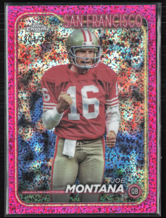 Joe Montana Pink Mini Diamond /399