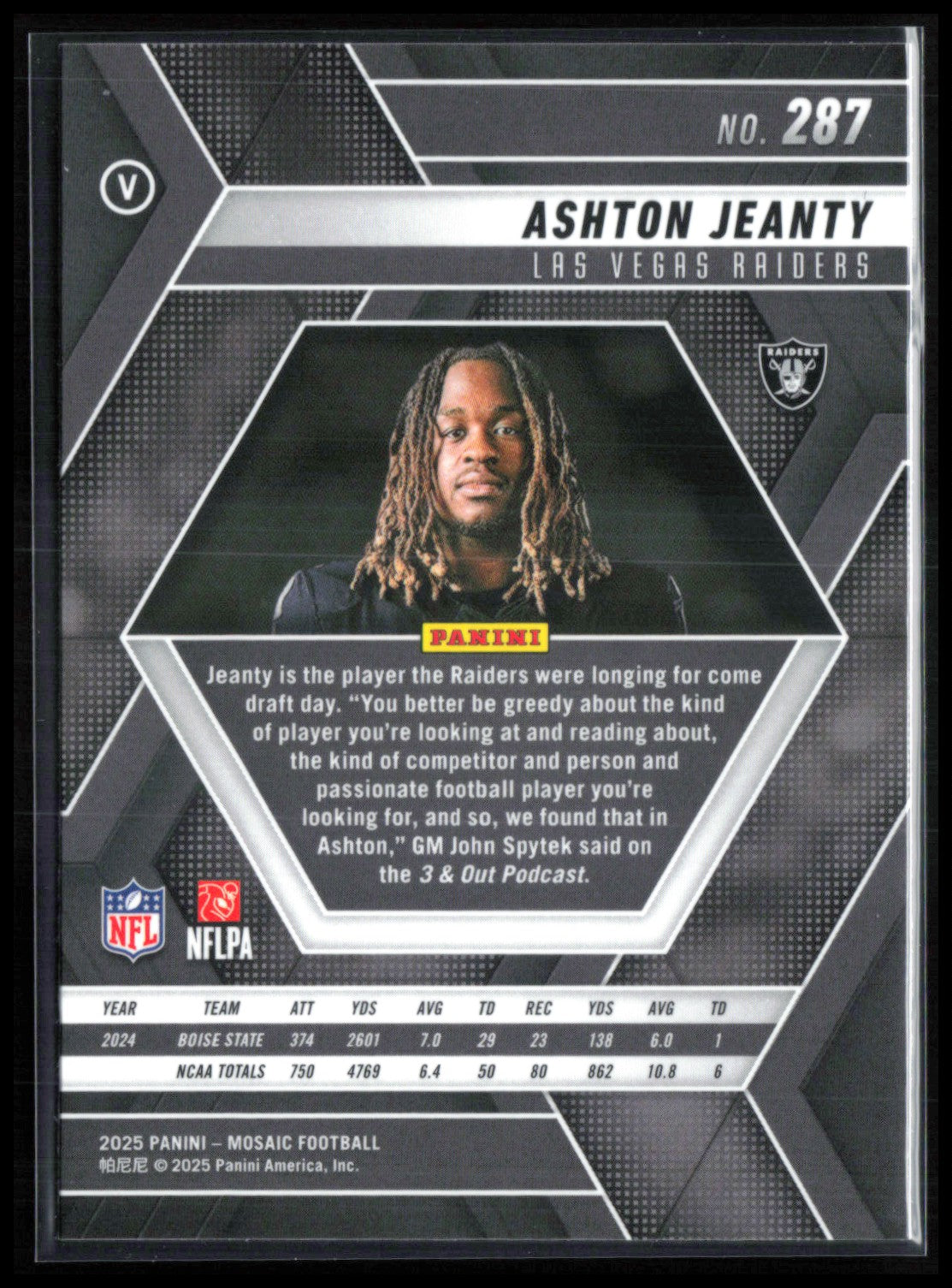 Ashton Jeanty RC