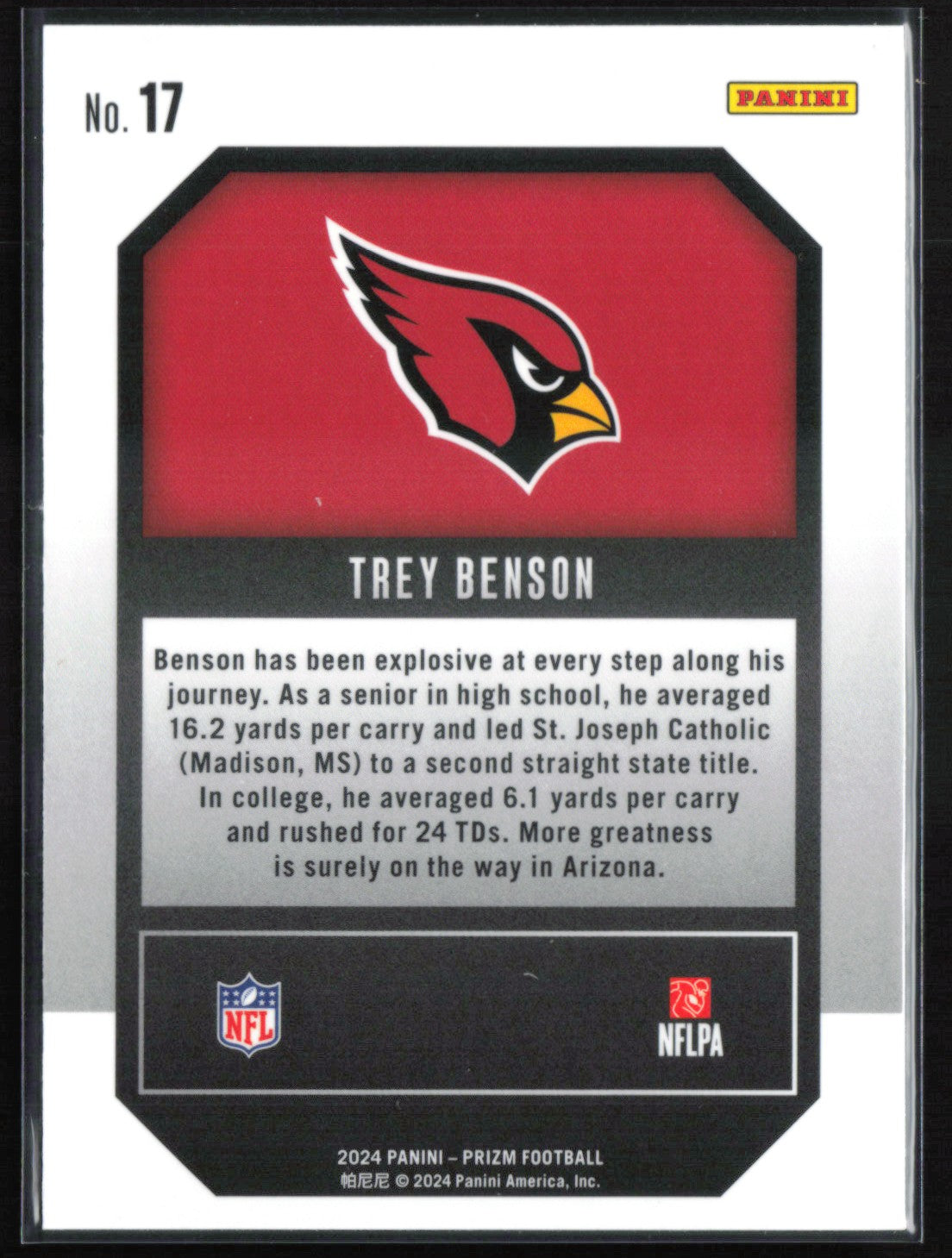 Trey Benson RC
