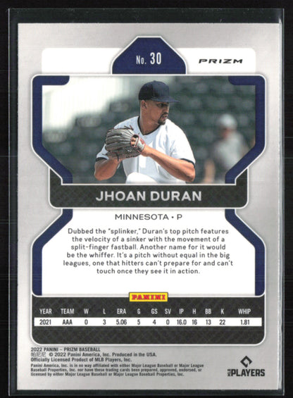 Jhoan Duran RC Blue