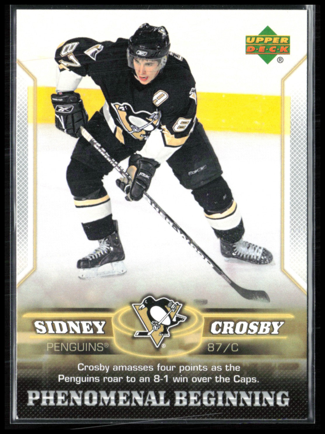 Sidney Crosby Phenomenal Beginning 2005 UD