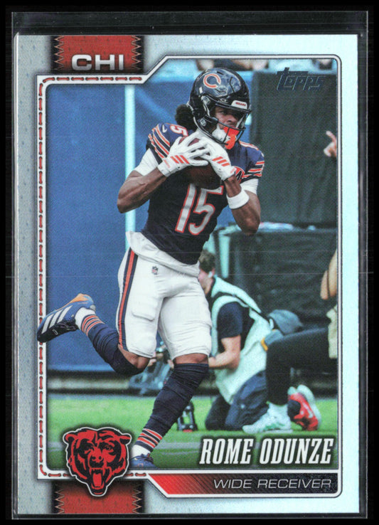Rome Odunze Rainbow Foil