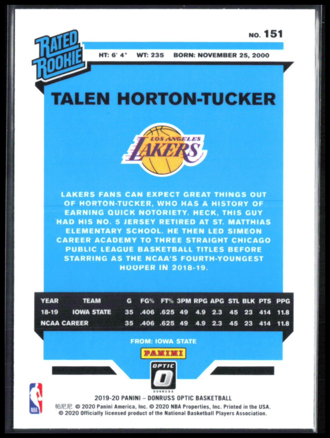Talen Horton-Tucker RC