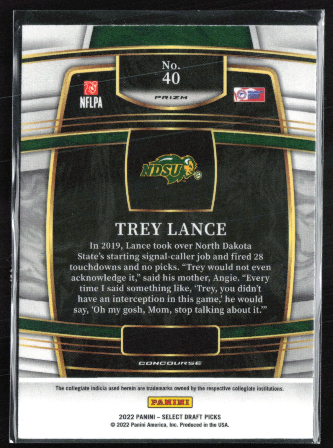 Trey Lance Red Laser