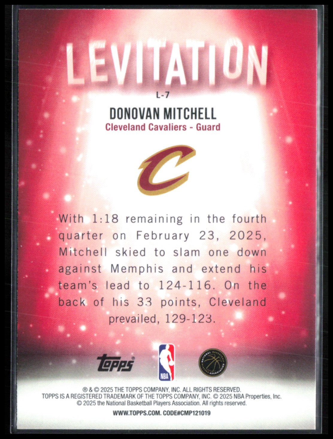 Donovan Mitchell Levitation
