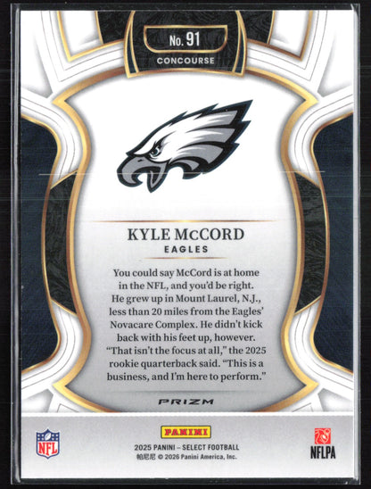 Kyle McCord RWB Shock Concourse Level