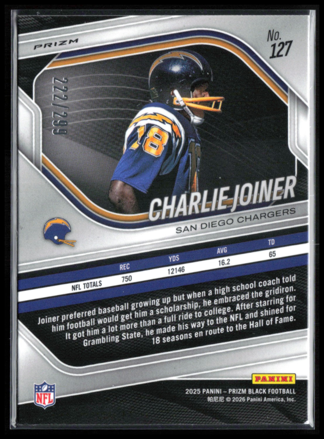 Charlie Joiner Red /299