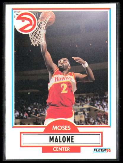 Moses Malone 1990 Fleer