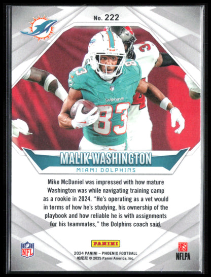 Malik Washington RC Purple