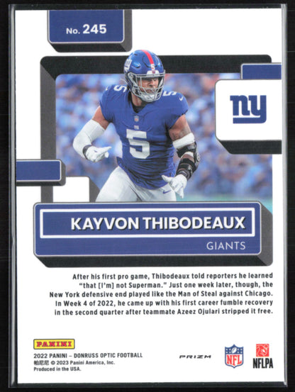 Kayvon Thibodeaux RC Pink Holo