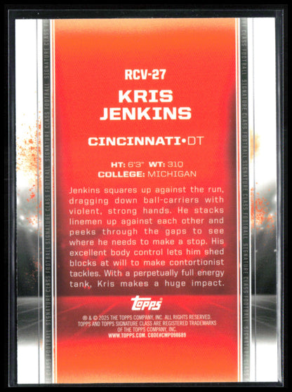 Kris Jenkins RC /250