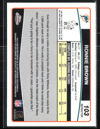Ronnie Brown Refractor