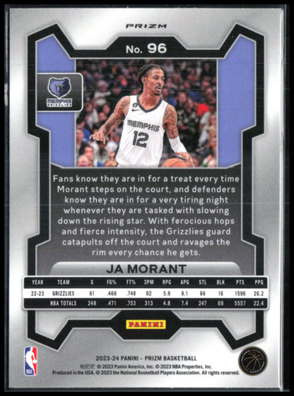 Ja Morant Silver Prizm