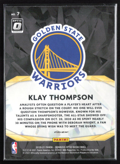 Klay Thompson Holo