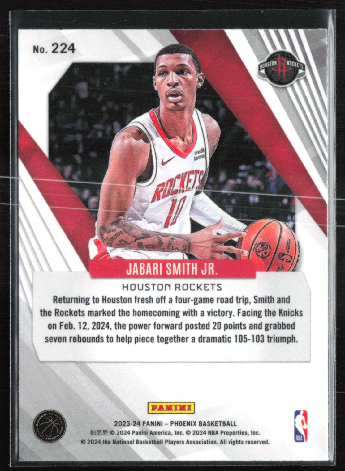 Jabari Smith Jr. Blue Ice