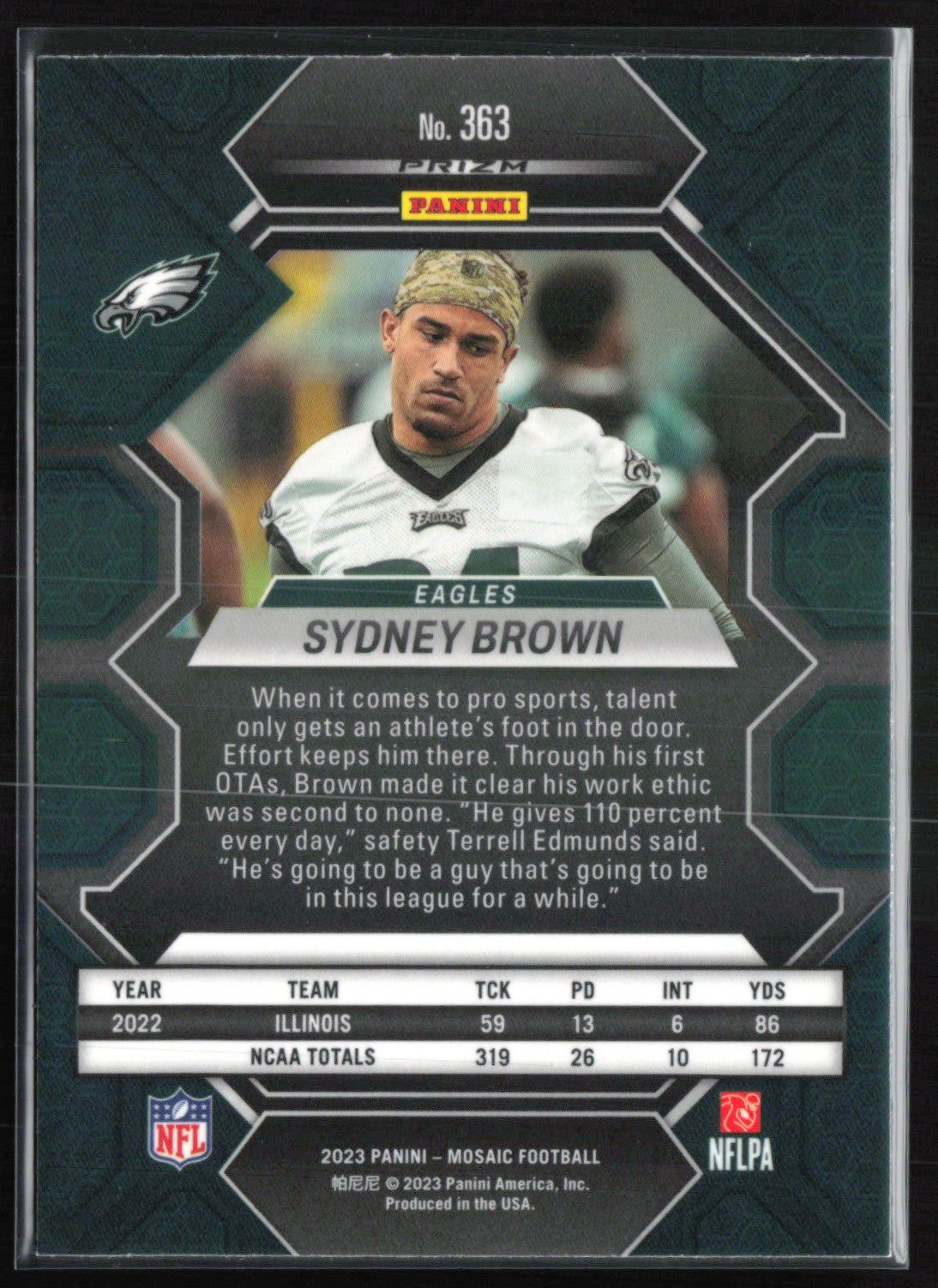 Sydney Brown RC Green