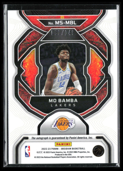 Mo Bamba Auto /149 Magmatic Signatures