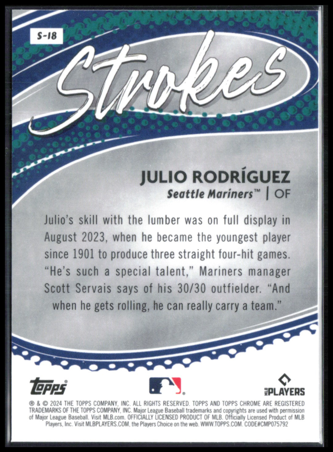 Julio Rodriguez Strokes