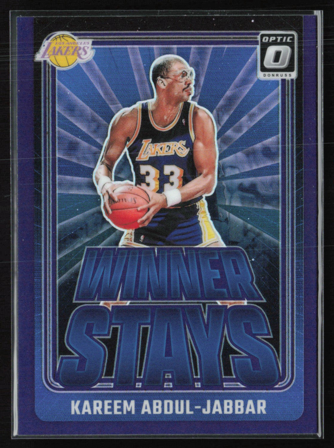 Kareem Abdul-Jabbar Purple Holo