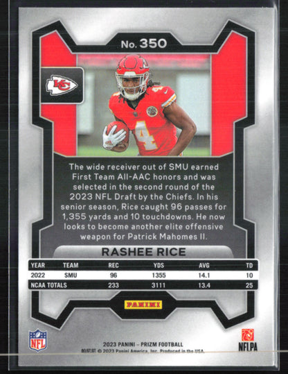 Rashee Rice RC 2023 Prizm