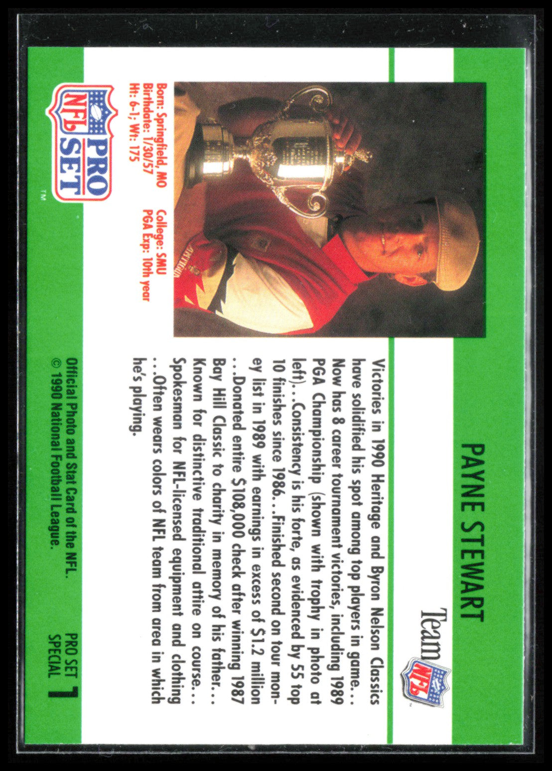 Payne Stewart 1990 Pro Set