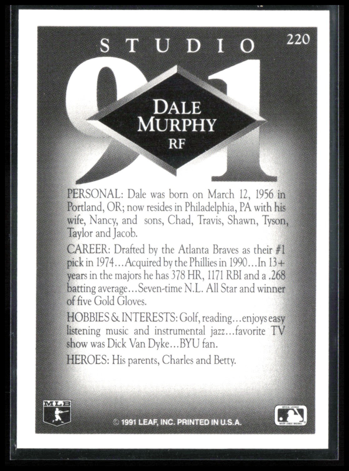 Dale Murphy
