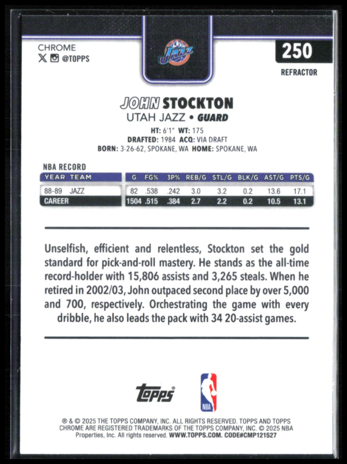 John Stockton Refractor