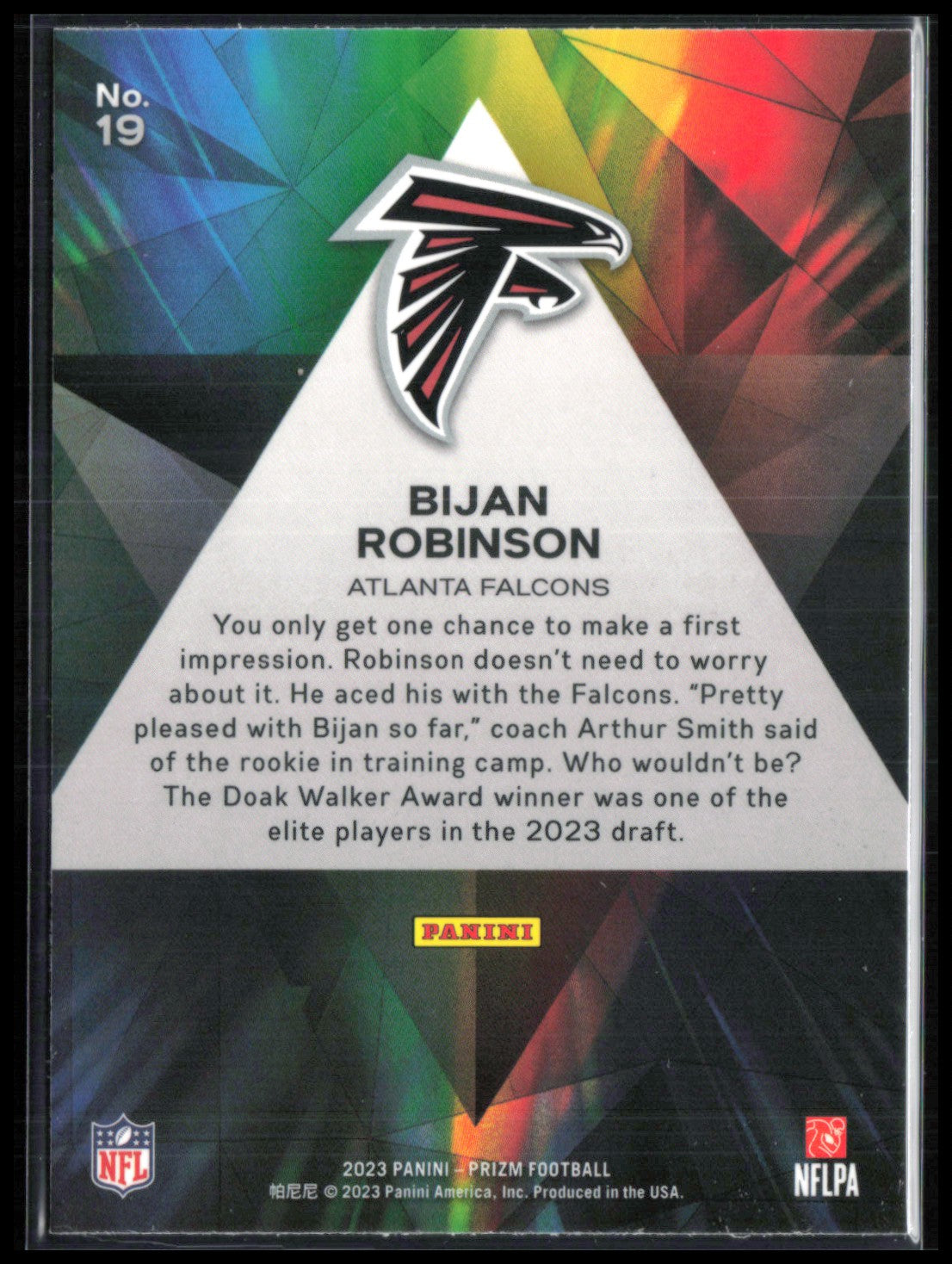 Bijan Robinson RC Prizmatic