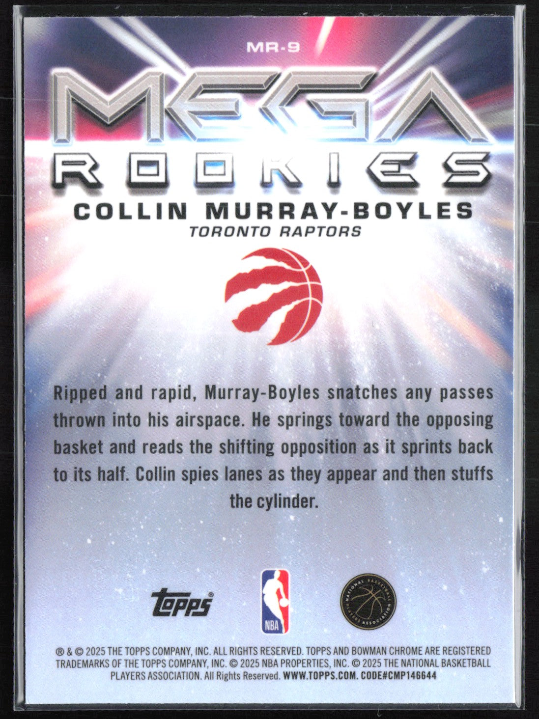 Collin Murray-Boyles RC Mojo Mega Rookies