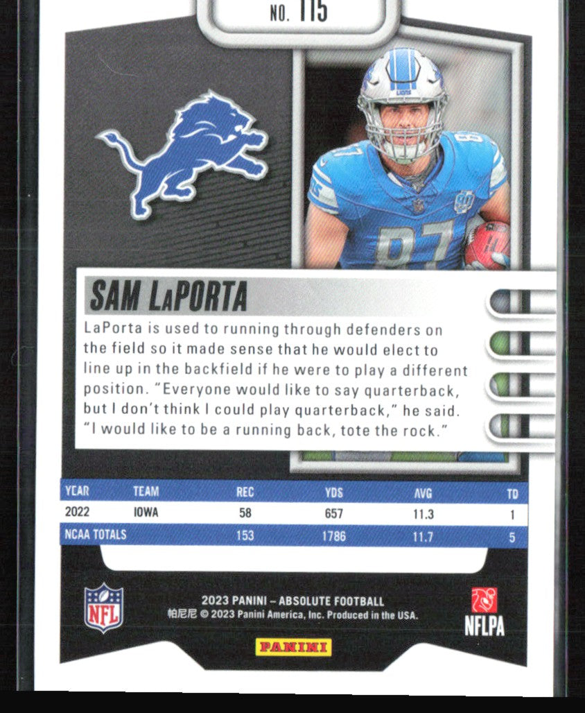 Sam LaPorta RC
