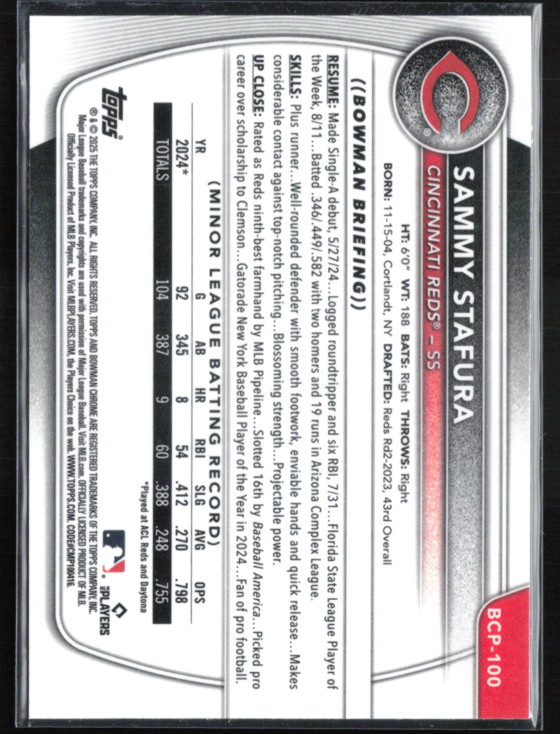 Sammy Stafura 1st Bowman Reptilian