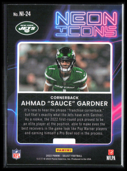 Ahmad Sauce Gardner RC Neon Icons