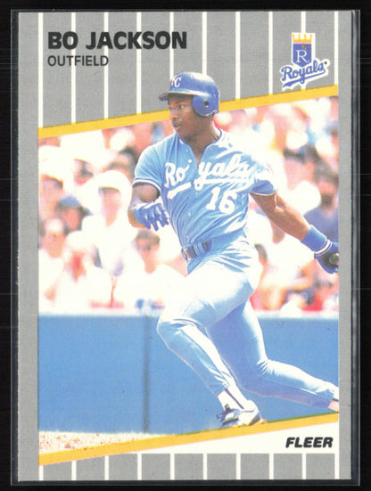 Bo Jackson 1989 Fleer