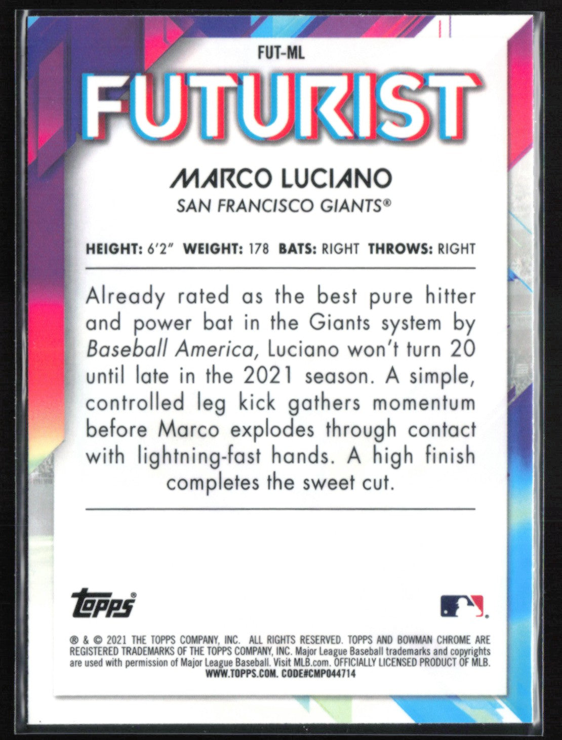 Marco Luciano Futurist Mojo