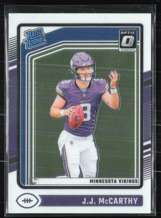 J.J. McCarthy RC Optic Rated Rookie