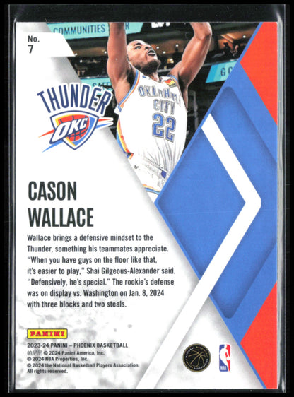 Cason Wallace RC Teal Velocity