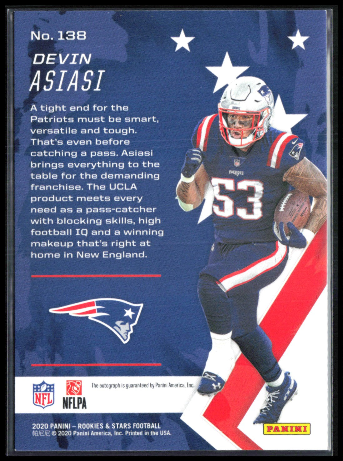 Devin Asiasi RC Auto True Blue /75